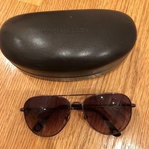 Michael Kors Aviator Sunglasses with original case
